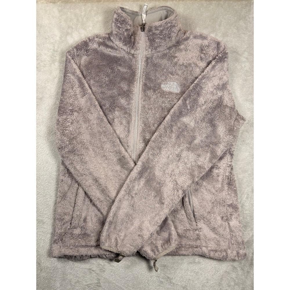 The North Face Women's Large Gray Osito Full Zip High-Pile Fleece Jacket